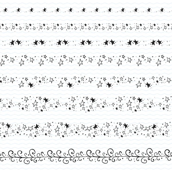 Handgezeichnete Doodle-Rahmen — Stockvektor