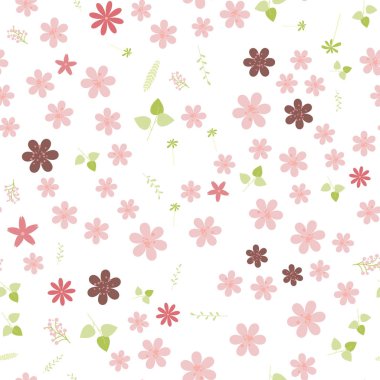 Vintage romantik moda Dikişsiz desen