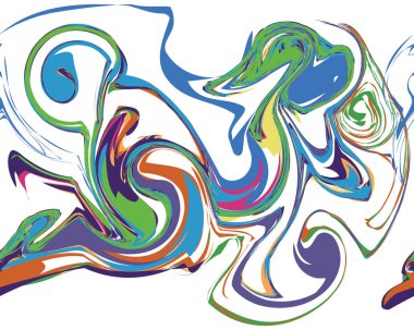 Mardi Gras kesintisiz çizgi mermer deseni, illüstrasyon