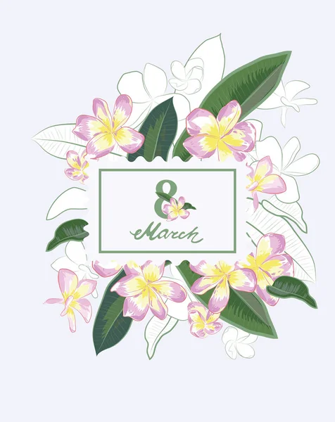 Abstract flower voorjaar illustratie — Stockfoto