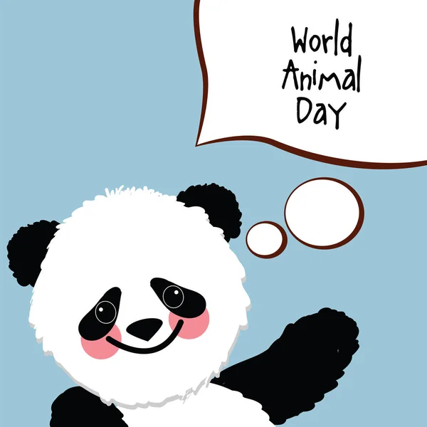 Illustration abstraite d'un mignon bébé panda . — Photo