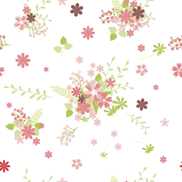 Vintage romantik moda Dikişsiz desen