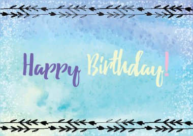 Soyut renkli suluboya arkaplanı