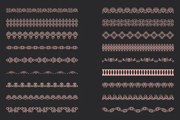 Elégant contours dentelle Frames découpe laser — Image vectorielle