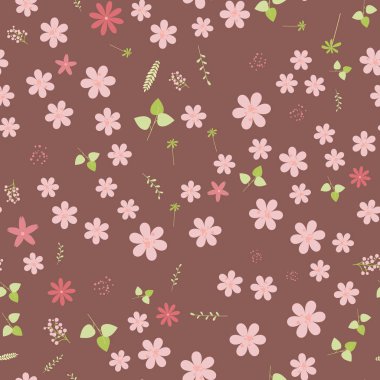 Vintage romantik moda Dikişsiz desen