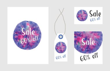 Sulu Boya lekeleri suluboya kağıdı üzerinde boya sanatı