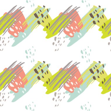 Retro vintage 80 Memphis tarzı moda illüstrasyon