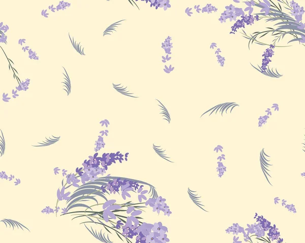 Floral lavender retro vintage background — Stock Photo, Image