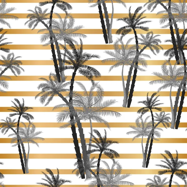 Bellissimo modello estivo tropicale esotico con palme — Foto Stock