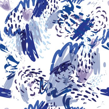 Ağaçlar, dallar, çimenler ve suluboya lekeli askeri kamuflaj dokusu.