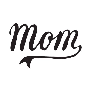 Vektör tebrik kartı hediye Tag dekor için. Anne