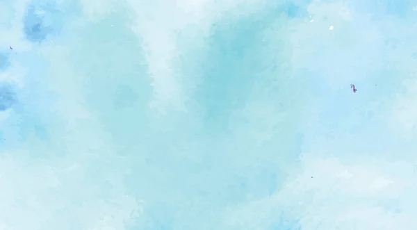 Suluboya Kağıt Üzerine Mavi Boyalı El Boyası Resim