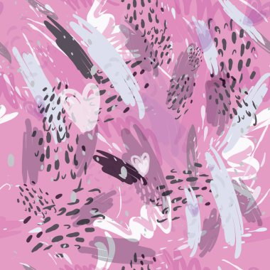 Ağaçlar, dallar, çimenler ve suluboya lekeli askeri kamuflaj dokusu.