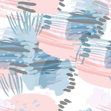 Retro vintage 80 Memphis tarzı moda illüstrasyon