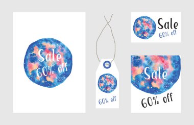 Sulu Boya lekeleri suluboya kağıdı üzerinde boya sanatı