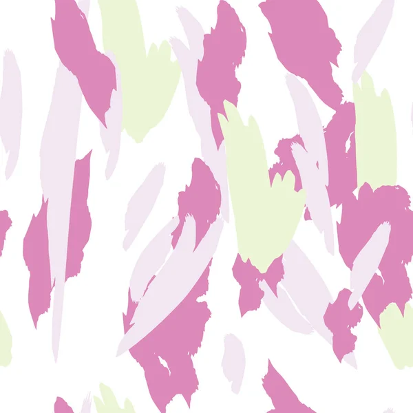 Militaire camouflage textuur met bomen, takken, gras en aquarelvlekken — Stockvector