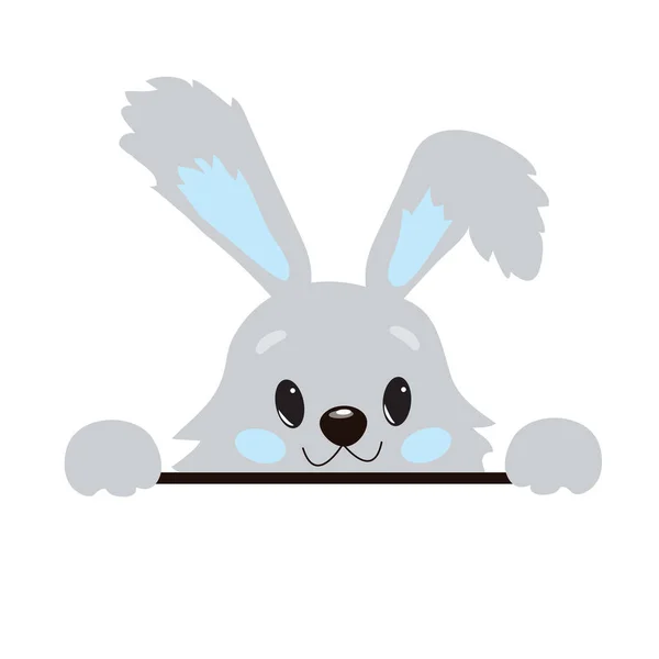 Lindo conejito de Pascua Vector Ilustración — Vector de stock