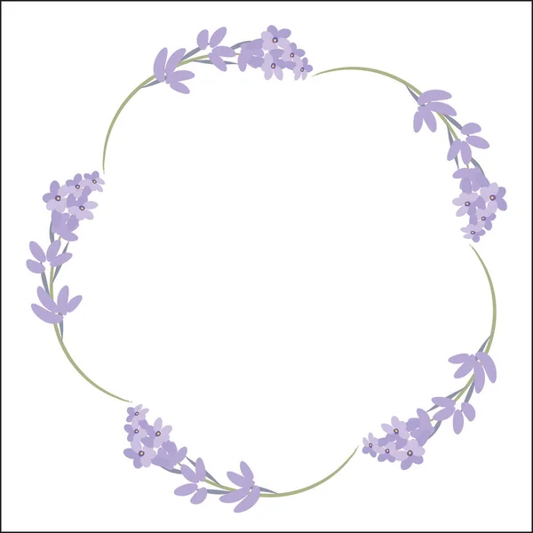 Frisch geschnittene duftende Lavendelpflanze Blumenstrauß und einzelne 2 realistische Symbole setzen isolierte Vektor-Illustration — Stockvektor