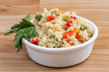 sebze ile Quinoa