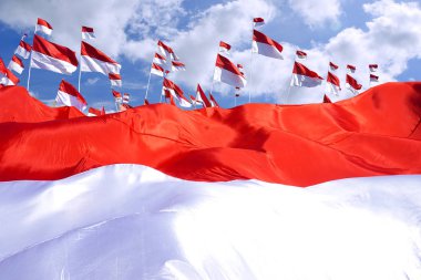 Endonezya bayrağı, Merah Putih Endonezya bağımsızlık gününde