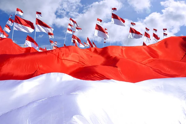 Endonezya bayrağı, Merah Putih Endonezya bağımsızlık gününde