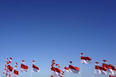 Endonezya bayrağı, Merah Putih Endonezya bağımsızlık gününde