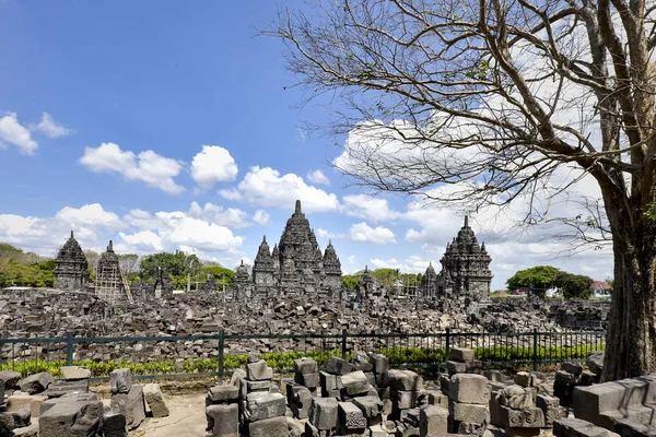 Belleza Del Templo Sewu Yogyakarta Indonesia — Foto de Stock