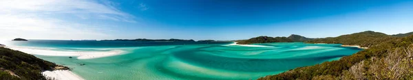 Hill Inlet from lookout at Tongue Point on Whitsunday Island — Stock Photo, Image