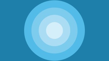 Renkli Elips Soyut Arka Plan, Geçiş Mavi & Cyan