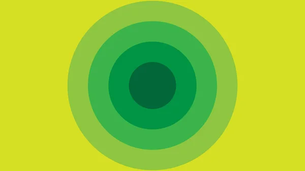 Grün, gelb, elliptischer abstrakter Hintergrund — Stockvektor