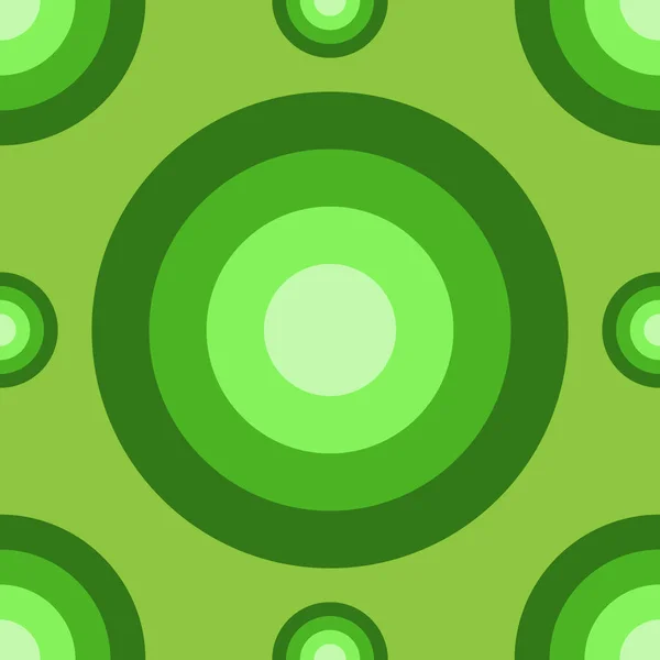 Abstract Ellipse Sem Costura Padrão Fundo Design Template Verde Colorido — Vetor de Stock