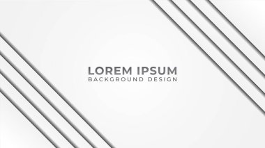 Çapraz tek renkli çizgili çizgi deseni ve boş uzay vektörü çizimi. Soyut tırtıklı arka plan tasarım şablonu. Gri beyaz gradyan renk teması.