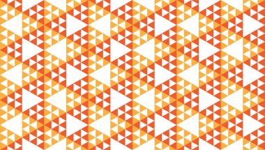 Soyut Vintage Üçgen Süslemesi. Geometrik Kusursuz Desen Şablonu. Üçgen şekilli duvar kağıdı. Bej Turuncu Beyaz Renk TemasıName.