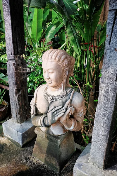Garden and Park statues in Buddhist style Phuket island . Thailand.