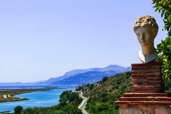 Arkeologiska fyndplatsen Butrint i Albanien. Världsarv av Unesco — Stockfoto