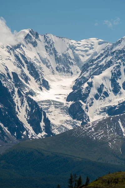 Glacier in the North Chuysky ridge, Altai Mountains — Stock Photo, Image