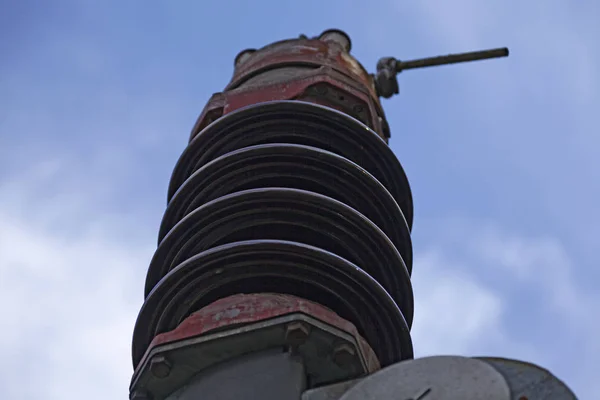 Peça de cerâmica para usina em close-up no centro de energia da Umea — Fotografia de Stock