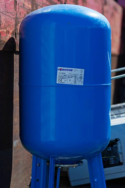 Umea Norrland Sweden May 2020 Blue Tank Gases Various Kinds — Stockfoto