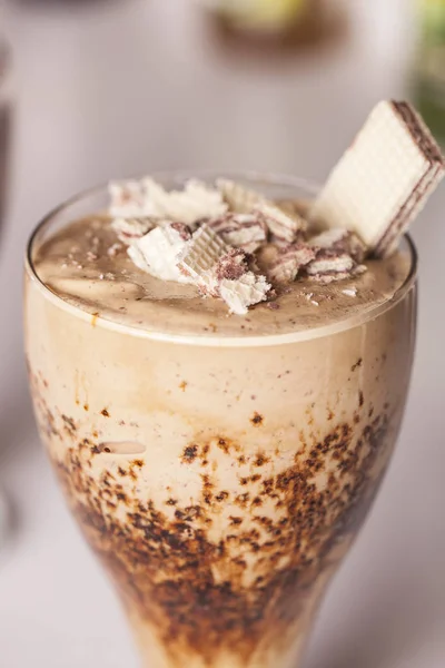 Кофе Молочный Коктейль Шоколад — стоковое фото