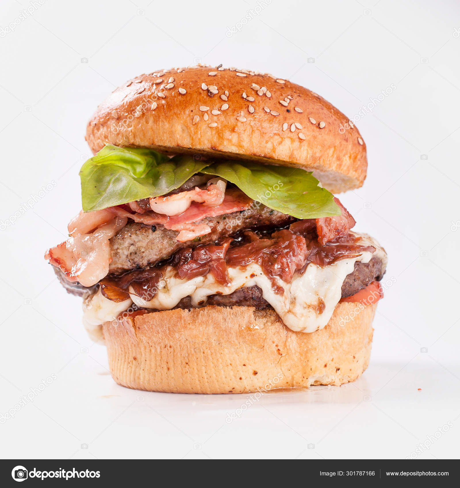 American Big Burger Bacon — Stock Photo © Namabenama #301787166