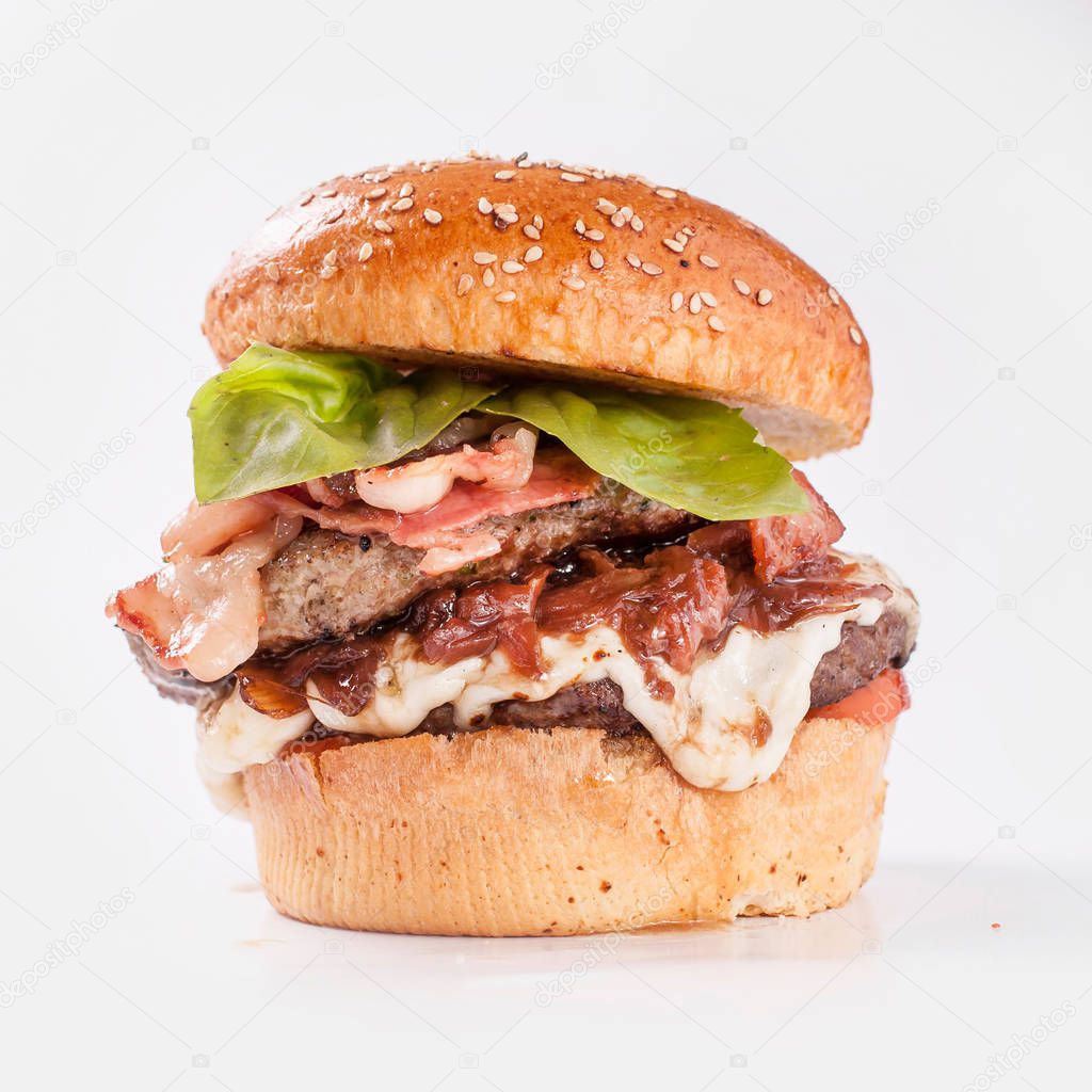 american big burger with bacon