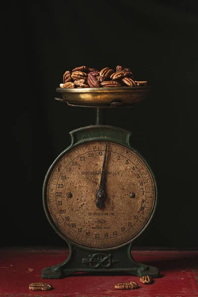 Pecan nuts closeup — Stock Photo, Image