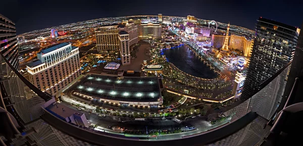 Las Vegas Nevada 2017 Panoramatický Výhled Pruh Las Vegas — Stock fotografie