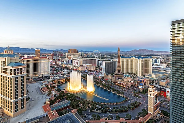 Las Vegas Nevada 2019 Vista Panoramica Sulla Las Vegas Strip — Foto Stock