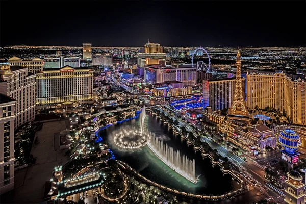 ลาสเวก เนวาดา 2019 ของ Las Vegas Strip — ภาพถ่ายสต็อก
