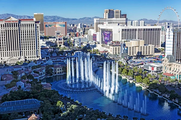 Las Vegas Nevada 2018 Vista Panoramica Sulla Las Vegas Strip — Foto Stock