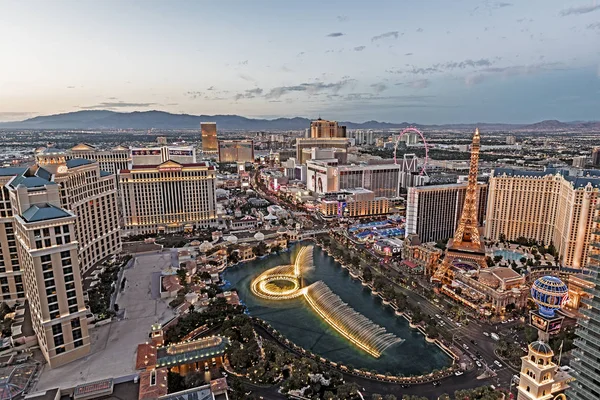 Las Vegas Nevada 2018 Panoramic View Las Vegas Strip — Stock Photo, Image