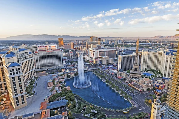 Las Vegas Nevada 2018 Panoramic View Las Vegas Strip — Stock Photo, Image
