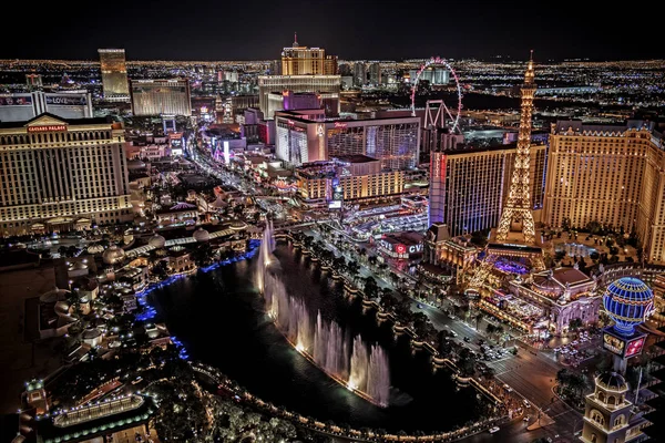 Las Vegas Nevada 2018 Panoramic View Las Vegas Strip — Stock Photo, Image