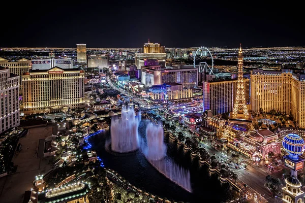 ลาสเวก เนวาดา 2018 ของ Las Vegas Strip — ภาพถ่ายสต็อก